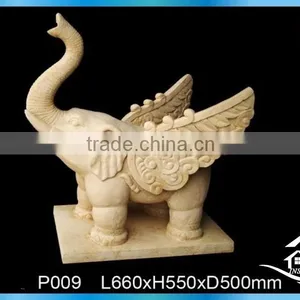 Hand Carved Resin Elephant Garden thumbnail-3