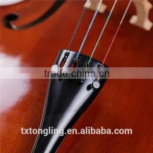 High Quality Handmde Varnish Maple Cello Natural Flamed Antique Cello TL013 thumbnail-5