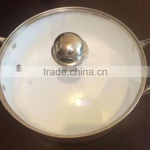 Copper Aluminum Non Stick Ceramic Coating Casserole Saucepot Used in Kitchen thumbnail-2