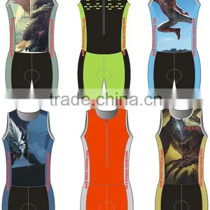 Men or Women Sublimation Lycra Triathlon Bike, Sporwear Triathlon Suit, High Elastic Triathlon Wetsuit thumbnail-2