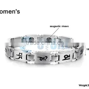 Chain Stainless Steel Bracelet Magnetic Bracelet Scalar Energy Bracelet 2015 thumbnail-4