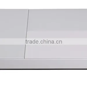 CJ1022 Folding Fashion White Paint Glass Coffee Table thumbnail-2