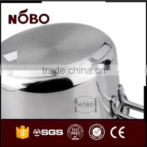 14/16cm Functional Ss201 Stock Pot With Glass Lid thumbnail-6
