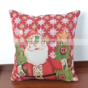 2015 Christmas Jacquard Fashion Christmas Home Decorative Cushion Cover thumbnail-5