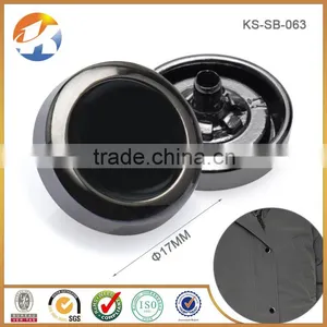 Newest Fashion Black Sleek Spring Snap Button thumbnail-1