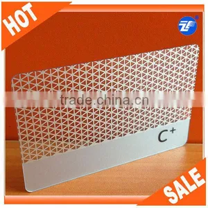 One Side Printed Plastic 30 Mil Transparent Card / Business Cards thumbnail-3