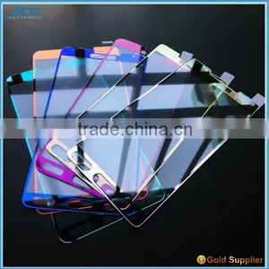 High Quality 9H Hardness 2.5D Round Edge Plating Color Tempered Glass Screen Protector for Samsung Note 4 thumbnail-4