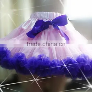 Kids Boutique Romantic Flower Dress , Young Girls Mini Skirt , Baby Girls Mini Skirt thumbnail-1