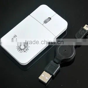 High Quality Portable Flat Computer Mouse With Laser Logo,mother Day Gift Ideas Mouse thumbnail-2