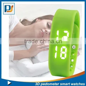 3D Pedometer USB Wristband Pedometer Smart Sports Bracelet LED Silicone Bracelet Sleep Monitor Christmas Gifts Watch thumbnail-2