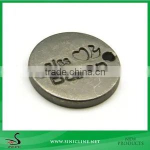 Sinicline Round Gold Custom Metal Plate With Small Hole thumbnail-1