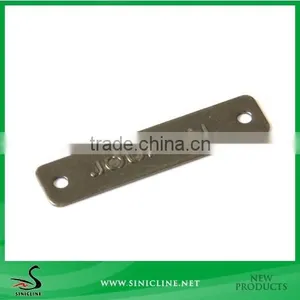 Sinicline New Brass Clothing Metal Label With Logo Emboss thumbnail-1