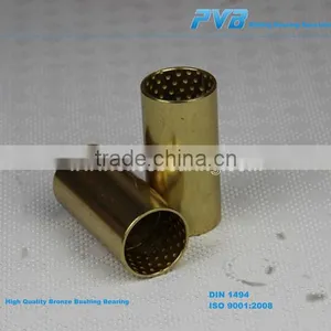 Wrapped CuSn8 Bushes,PRM404450 Oil Holes Bushing Bronze,Bronze Cylindrical Bearing thumbnail-4