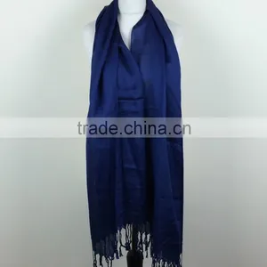 Blue Color Fashion Pashmina Scarf thumbnail-5