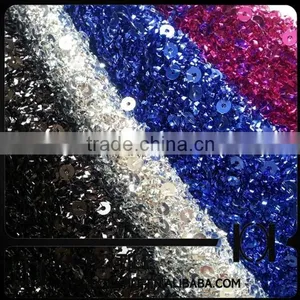 Fantastic Bright Sequin Lace Polyester Material Type Embroidery Lace Fabric thumbnail-1
