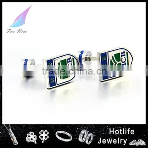 2016 New Design Men Suits Made in China Stainless Steel Professional Cufflinks Factory China thumbnail-1