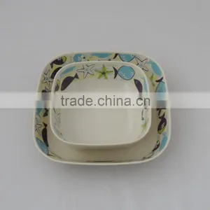 Eco-Friendly Bamboo Fiber Square Bowl thumbnail-5
