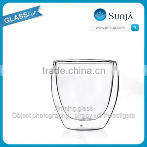 Hot Sales Double Wall Glass Coffee Cup High Quality Double Wall Glass Tea Cup thumbnail-1