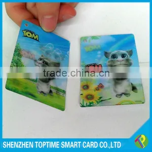 100lpi Flipping 3D Pop up Lenticular Post Card for Festival thumbnail-2