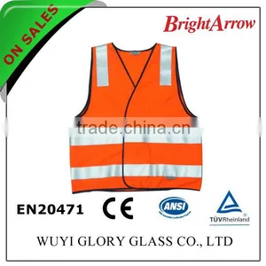 100% Polyester EN 20471 Safety Reflective Girl's High Visibility Security Vest for Usa From China thumbnail-1