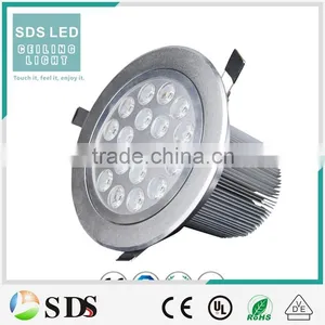 LED Ceiling Light Ceiling Mount Light Silver High Power 18w Led Ceiling Down Light 2700k-6500k thumbnail-1
