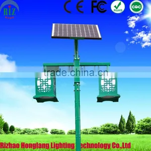 Outdoor All in One Led Solar Garden Light 2x15w Most Popular Solar Light for Garden With CE thumbnail-4