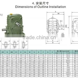 China WPA Series Iron Shell Industrial Specialized Speed Reducer thumbnail-2