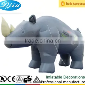 DJ-GG-107 Rhinoceros 30 ft Advertising Inflatable Decorations Outdoor thumbnail-1