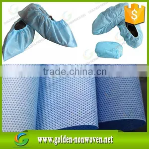 Sky Blue 35gsm Sms Nonwoven Operation Cap Fabric/smms Non Woven Cloth China Supplier/sms pp Spunbonded Non-woven Roll thumbnail-3