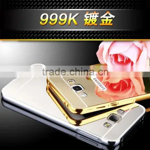 Mobile Phone Aluminum Bumper Mirror Back Cover Case For Samsung Galaxy A3 thumbnail-5