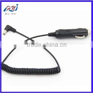 Car Cigarette Lighter Plug With Led Light to Right Angle DC5.5*2.1 With Slingshot Cable thumbnail-2