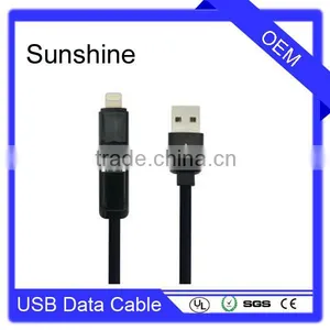 Top Quality Two Sided Reversible Data Charging MFI Usb Cable thumbnail-3