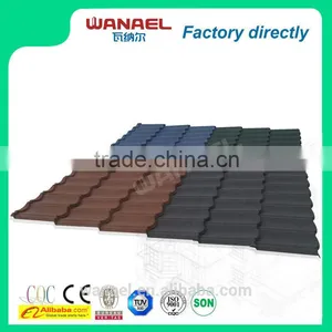 Wanael Stone Coat Steel Roof Tile/economic Roof Covering/metal Roof Dog Houses thumbnail-5