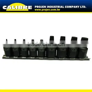 CALIBRE 9PC 1/2dr & 3/8" dr Multi-Spline Screw Extractors Screw Extractor Set thumbnail-1