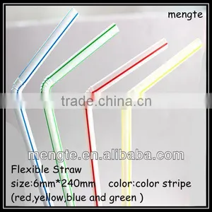Yiwu High Quality Hard Striped Plastic Drinking Straw in Bulk thumbnail-1