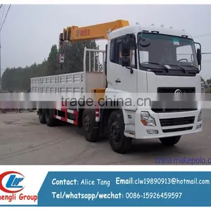 5 Ton Truck Crane 8 Tons Telescopic Boom Truck Mounted Crane thumbnail-1