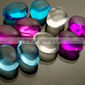Wholesale Glass Glowing Pebble for Ground Decoration thumbnail-1