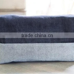 Personalized Women's Waxed Canvas Toiletry Bag /waxed Canvas Cosmetic Bag /selvage Denim Bags and Pouches Quality Choice thumbnail-4