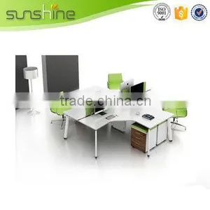 China Wholesale Open Space Office Workstation Office Laminated Partition Wall thumbnail-6