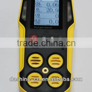 CE Certified 4 in 1 Gas Detector for CH4, CO, O2, H2S thumbnail-1