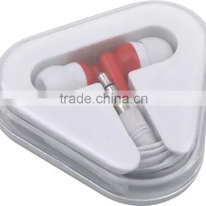 Earphone Manufacturer Gift Earbud With Triangle Box thumbnail-1