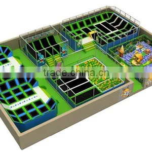 KAIQI KQ60152A Adventure Equipment Trampoline With Lights,roof thumbnail-1