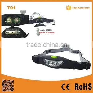 Waterproof 3 LED Headlamp Super Bright LED Headlamp Quality Choice thumbnail-1