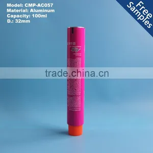Labeling Silk Printing Hot Stamp 100ml Aluminum Collapsible Tubes thumbnail-2