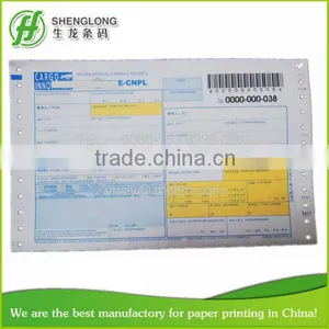 (PHOTO)FREE SAMPLE, 241x152mm,6-ply,barcode,international Express Waybill,consignment Note thumbnail-1