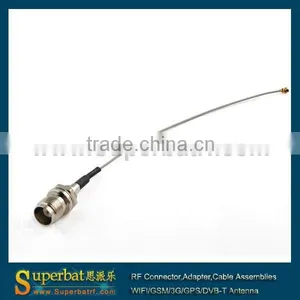 Coaxial Cable Connector and Assembly IPX / U.fl to TNC Female Small Panel for NL-2511MP PL thumbnail-1