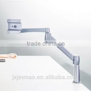Metal Storage Aluminum Material Flexible Desk Clamp Mount Adjustable Computer Monitor Stand thumbnail-1