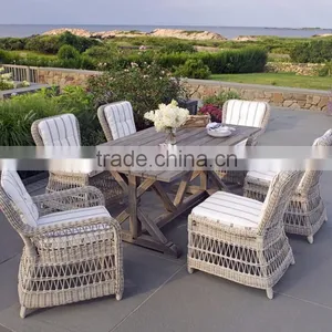 New Collection Dining Set With Round Fiber thumbnail-1