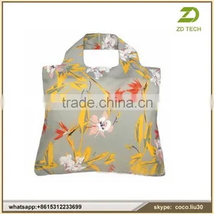 Small Moq Nylon Foldable Shopping Bag,customized Logo Nylon Foldable Shopping Bag,shopping Bag ZDS2030 thumbnail-1