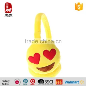 Emoji Plush Ear Muff/safety Ear Muff Emoji Shape/personalized Ear Muffs thumbnail-4